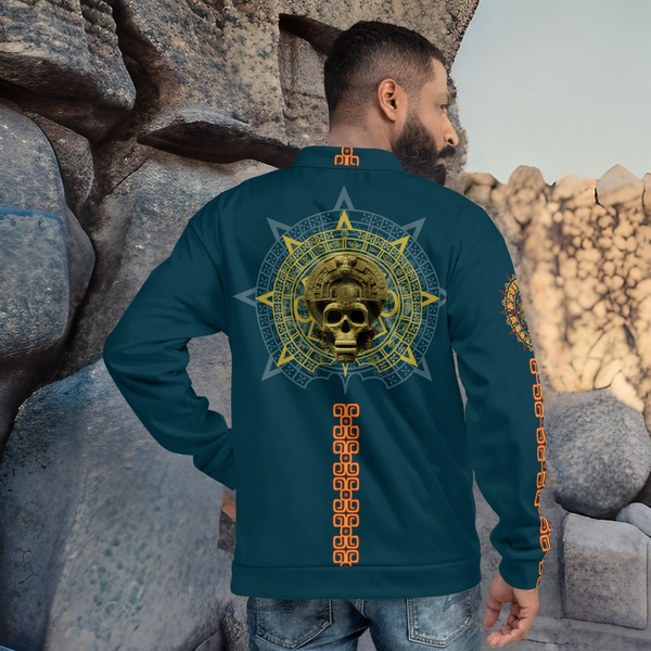 Aztec Mictlantecuhtli Unisex Bomber Jacket